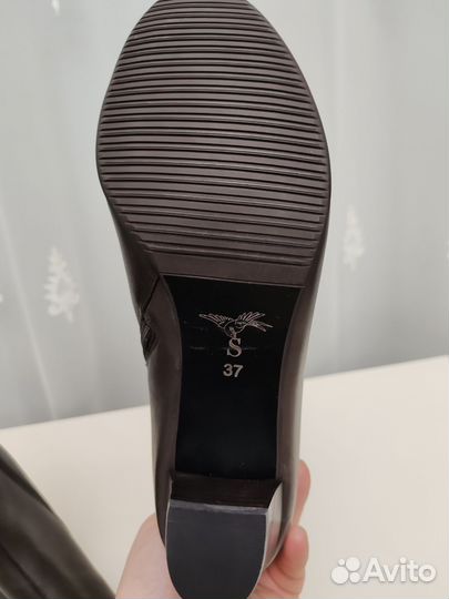 Полусапоги женские зимние натуральная кожа