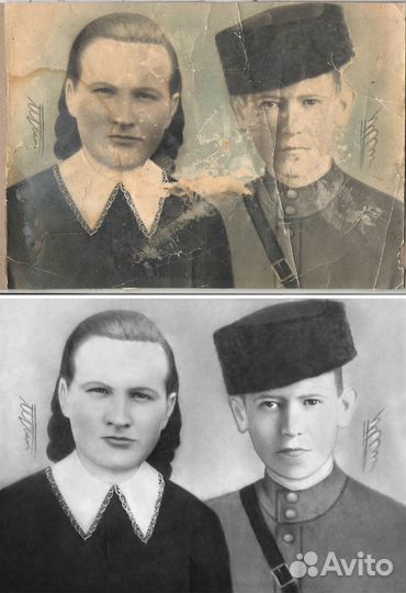 Реставрация ретушь восстановление фотографий фото