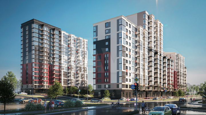 2-к. квартира, 43,4 м², 5/16 эт.