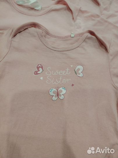 Боди на девочку 80 размер