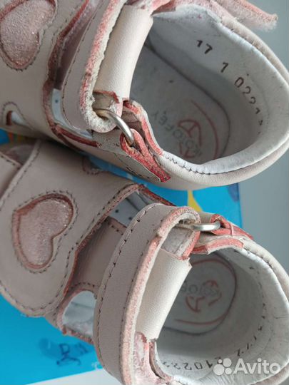 Сандали для девочки Котофей 17рр