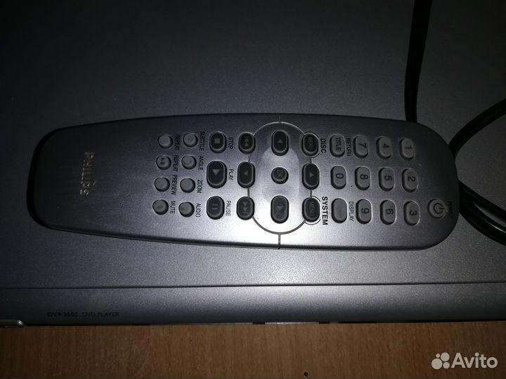 Плеер. Видеоплеер DVD. Philips DVP 3005/04. Пульт