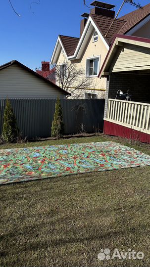 Ковер детский с дорогами и животными