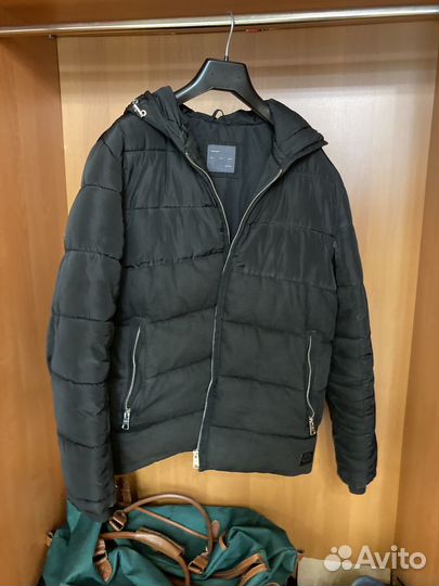 Пуховик zara мужской зимний