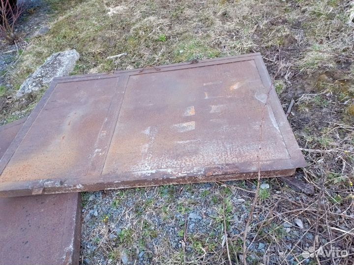 Ворота гаражные металлические бу