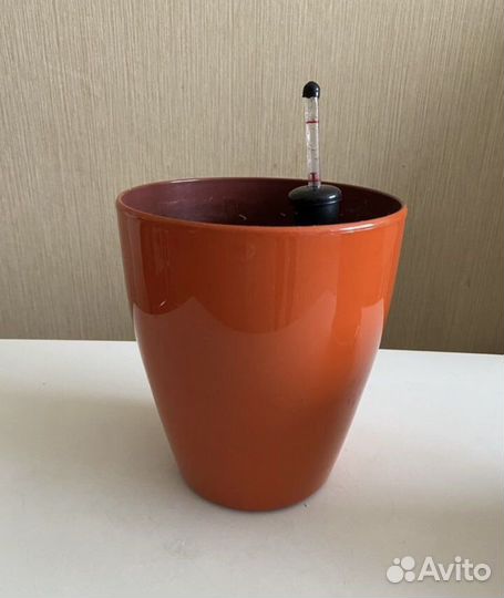 Горшок с автополивом и керамический 2 шт