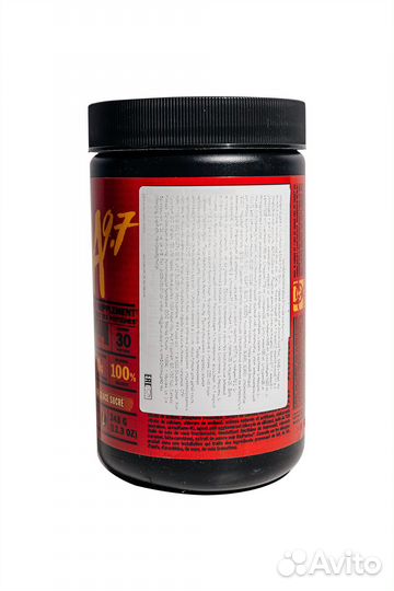 Аминокислоты Mutant bcaa 9.7, 348 г, сладкий чай с