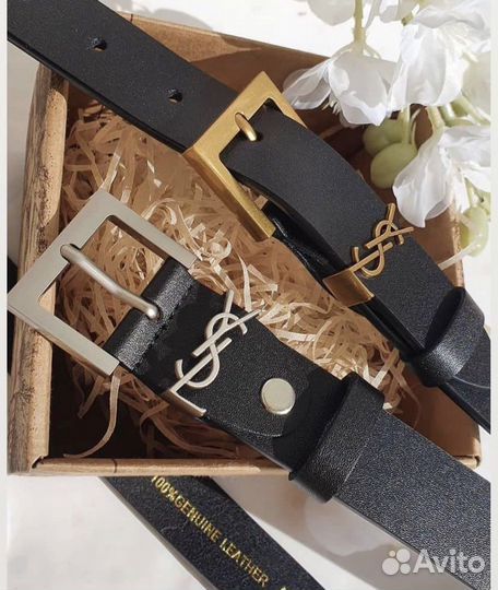Ремень женский натуральная кожа премиум