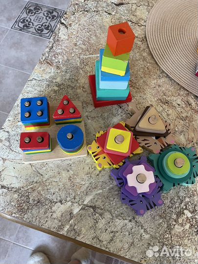 Развивающие деревянные игрушки