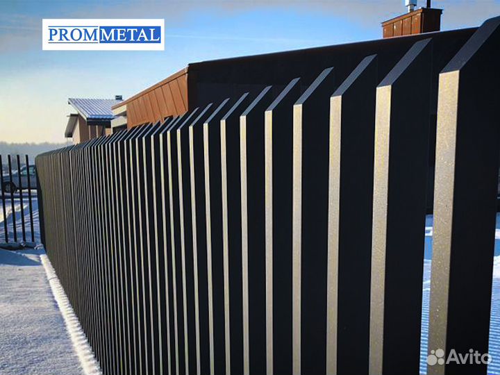 Модель B203 / Забор расческа / Премиум