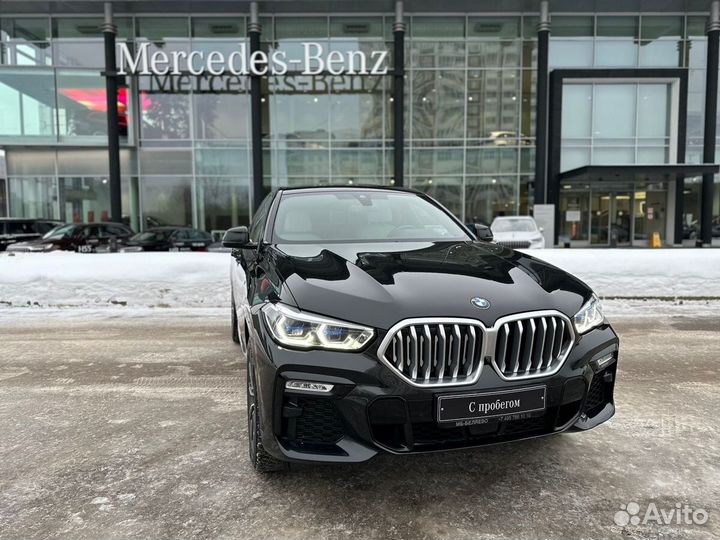 BMW X6 3.0 AT, 2020, 52 182 км