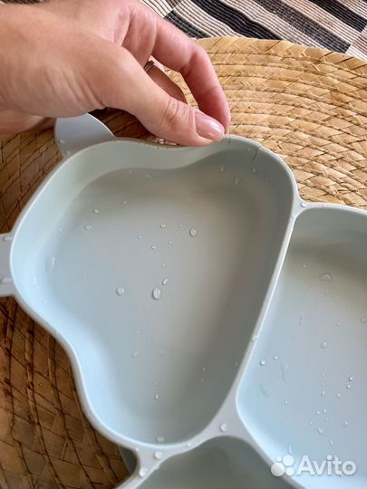 Силиконовая детская посуда набор