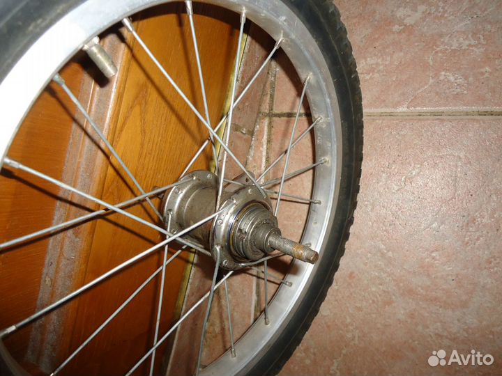 Колесо для велосипеда заднее диаметр R16x1.75