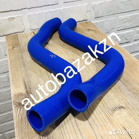 Патрубки радиатора охлаждения Лада Приора силикон