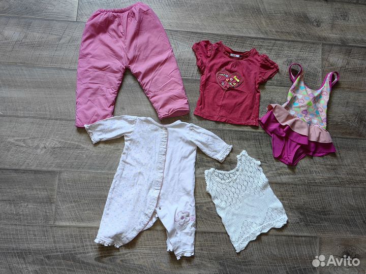 Детские вещи пакетом на девочку 12-18 мес