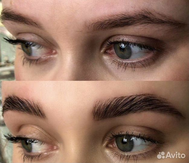 Долговременная укладка, ламинирование бровей