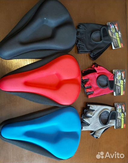 Гелеевая накладка - чехол на седло велосипеда