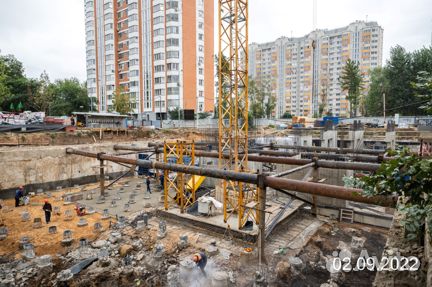 Ход строительства Дом по проезду Дежнёва, д. 30, корп. 3 3 квартал 2022
