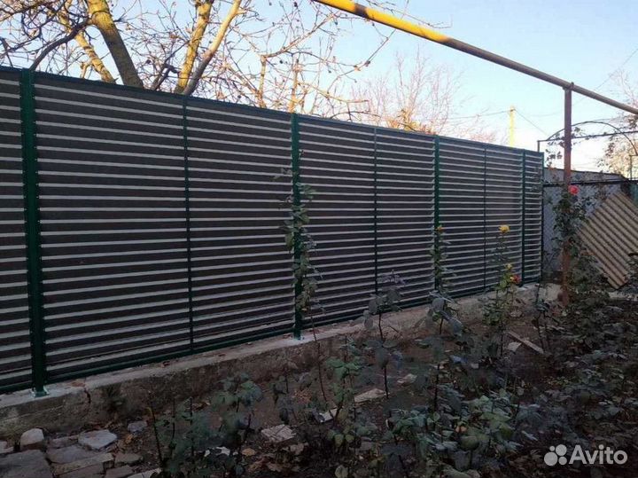Забор жалюзи
