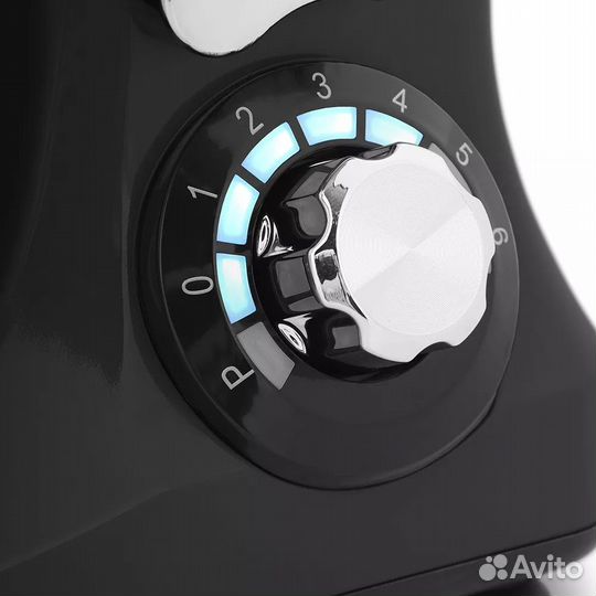 Миксер планетарный Kitfort кт-1337-2, черный, сере