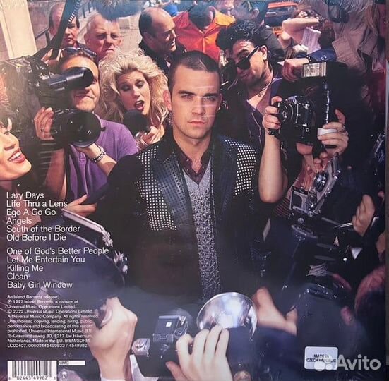 Robbie Williams - life thru A lens 25TH LTD clear