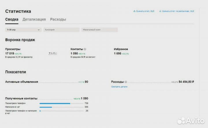 Консультация авитолога для быстрого роста. Услуги
