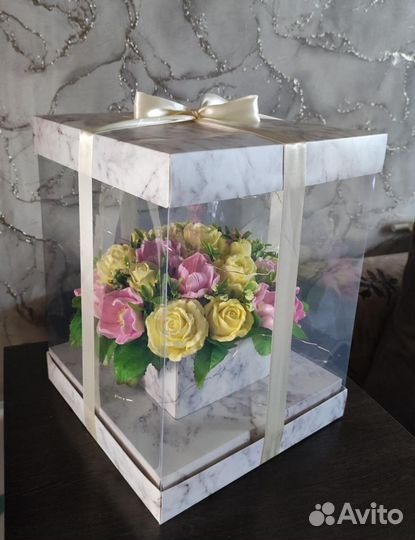 Светящийся букет из мыла