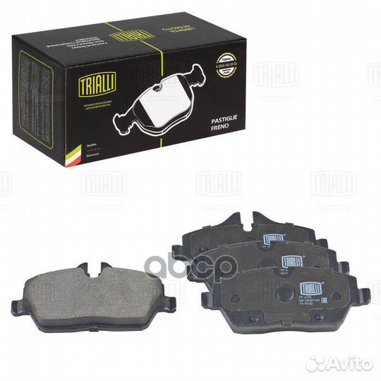 Колодки тормозные BMW 1(E81/87) 04/mini cooper