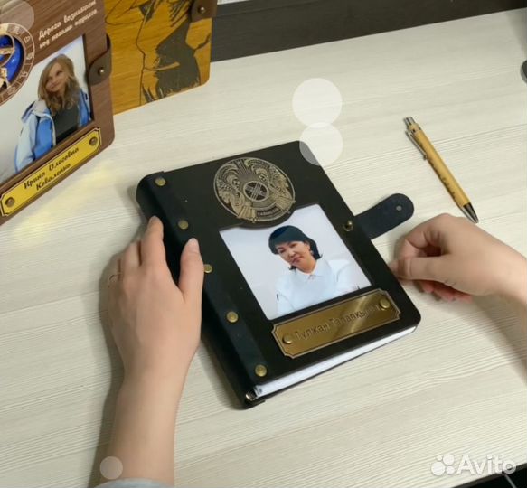 Деревянный блокнот (ежедневник, скечбук)