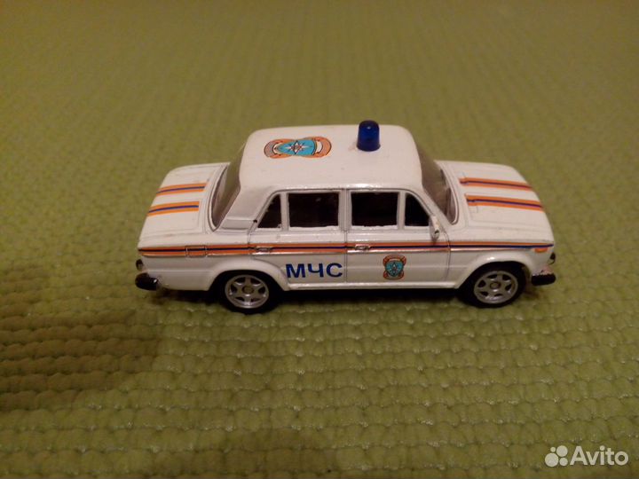 Модель авто мчс Ваз 21-06 металл
