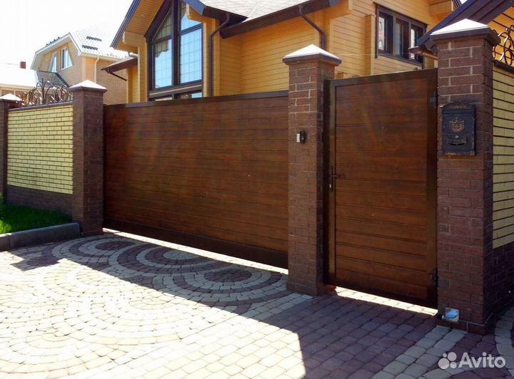 Откатные ворота Alutech