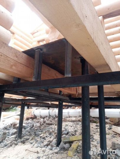 Винтовые сваи ремонт фундамента