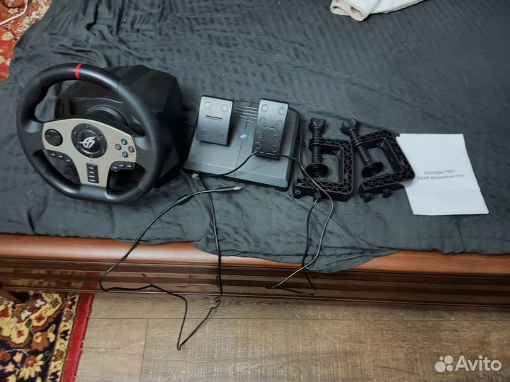 Руль с педалями wheelman pro