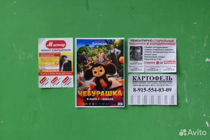 Расклейка объявлений Воронеж и обл