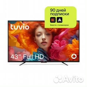 43" Телевизор Tuvio Full HD dled, STV-43dfbk1R