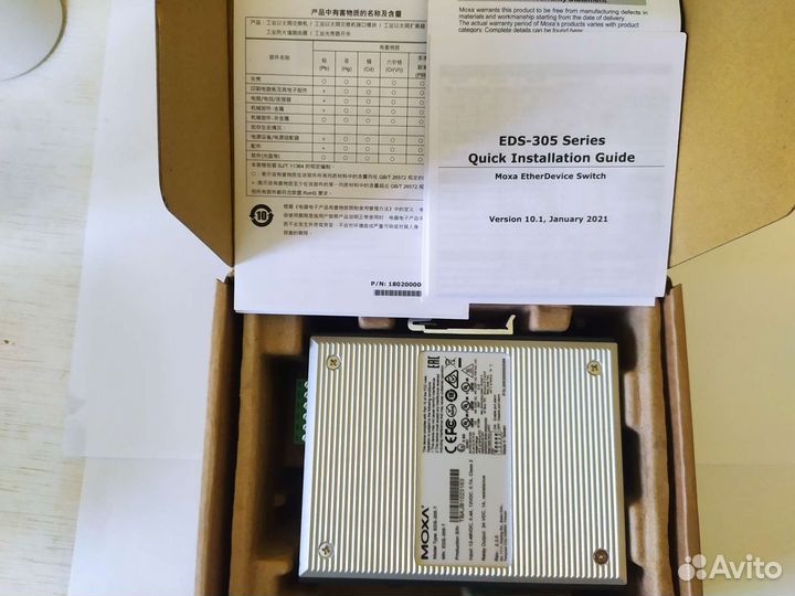 Коммутатор moxa EDS-305-T