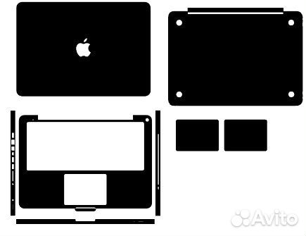 Наклейка на ноутбук Apple MacBook Все модели