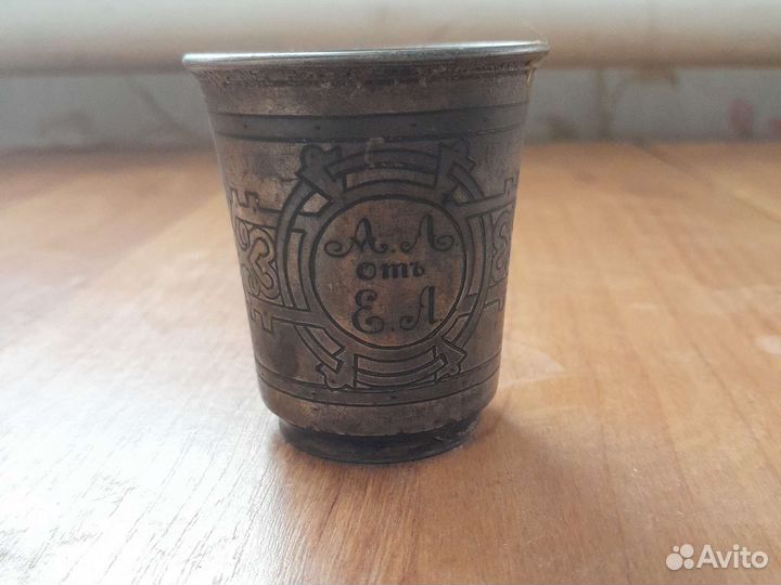 Серебряная стопка 84 пробы