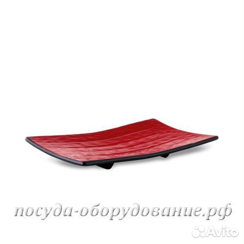 Тарелка прямоугольная на ножках 24х14,5см Kyoto