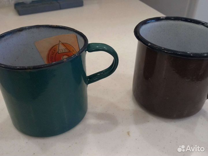 Кружки эмалированные СССР