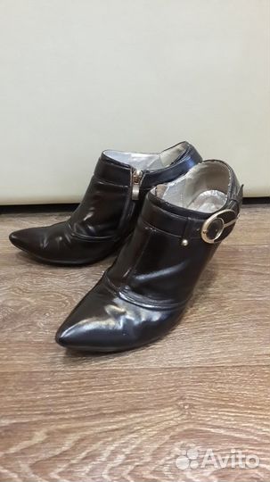 Ботильоны натуральные кожанные