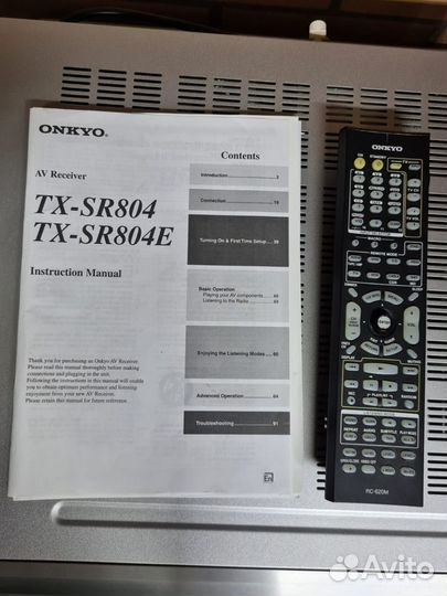 Ресивер Onkyo TX-SR804E