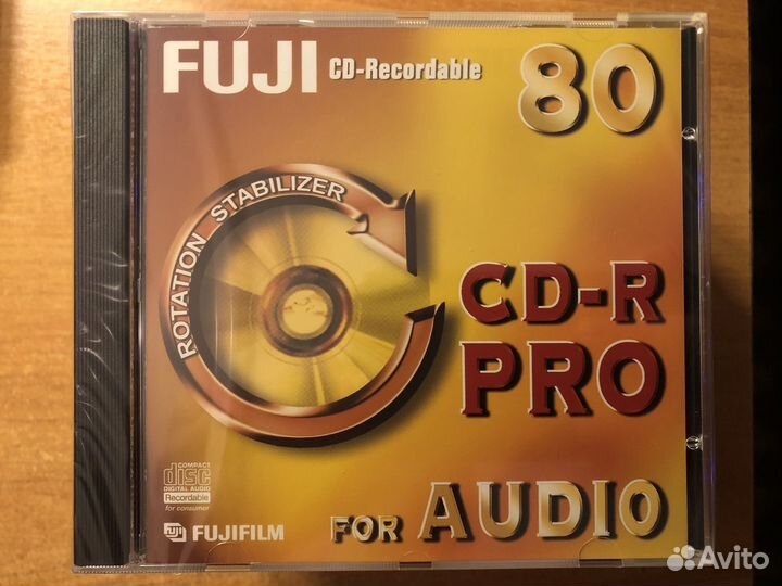 Аудио диск fuji CD-R PRO FOR audio. 80 min