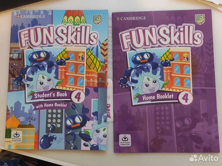 Продам FUN skills 4 Student's Book + Home Booklet