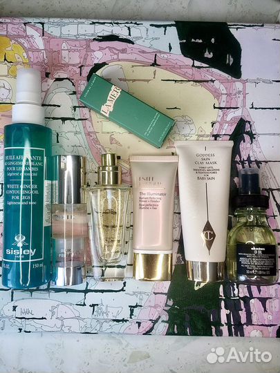Sisley, clarins, davines, estee lauder