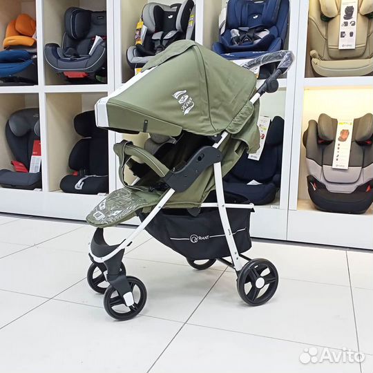 Коляска прогулочная Rant Kira mobile оливковый