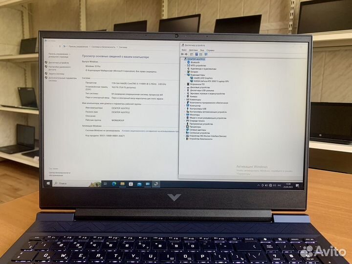 Игровой ноутбук HP Victus 144HZ/I5/RTX3050TI/RAM16