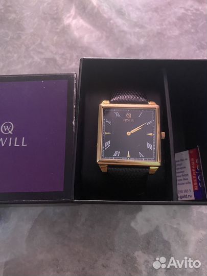 Золотые мужские часы 585