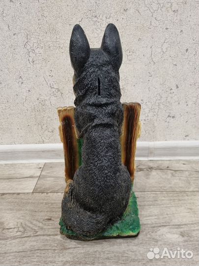 Фигурка садовая, копилка Немецкая овчарка