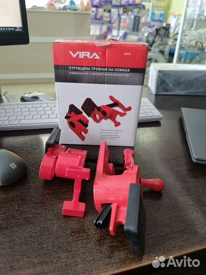 Трубная струбцина с ножками vira 3/4 203000